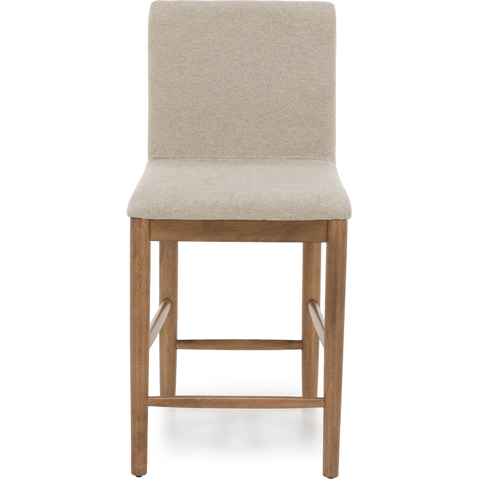 ashy light brown   tan inch & over bar seat stool   