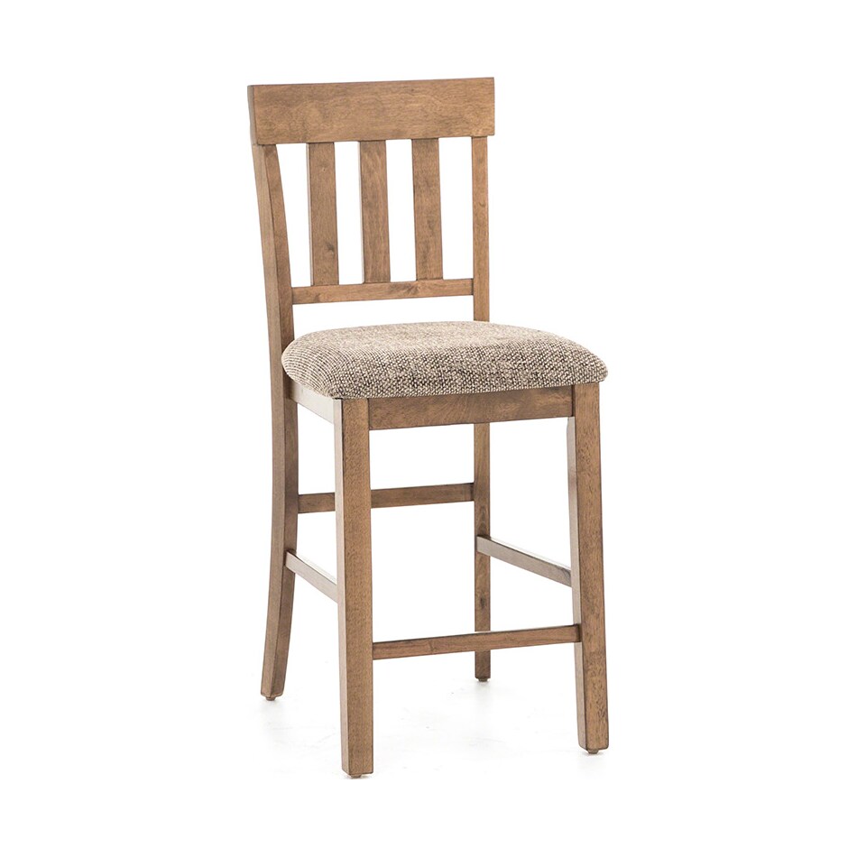 ashy light brown counter height stool   