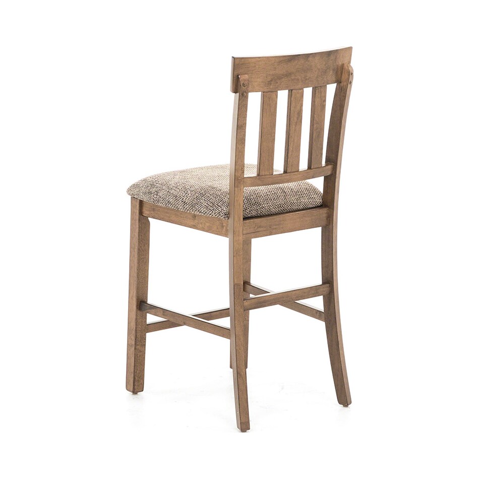 ashy light brown counter height stool   
