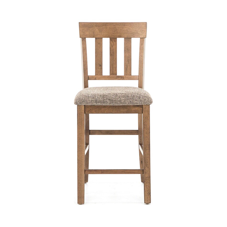 ashy light brown counter height stool   