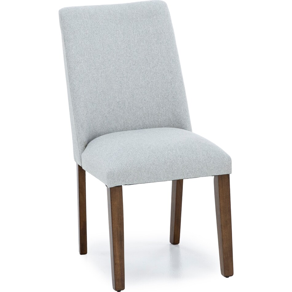 ashy light gray polyester inch standard seat height side chair   