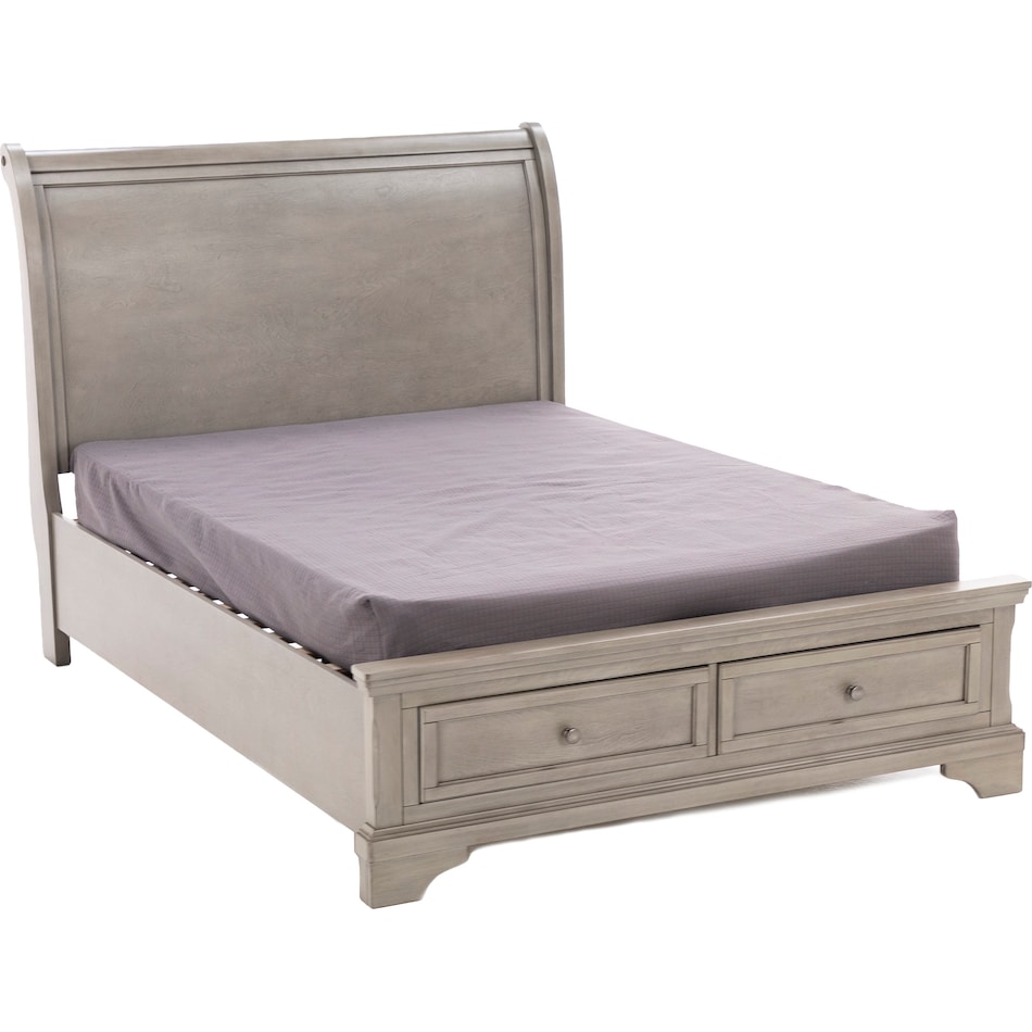 ashy light grey full bed package fpk  