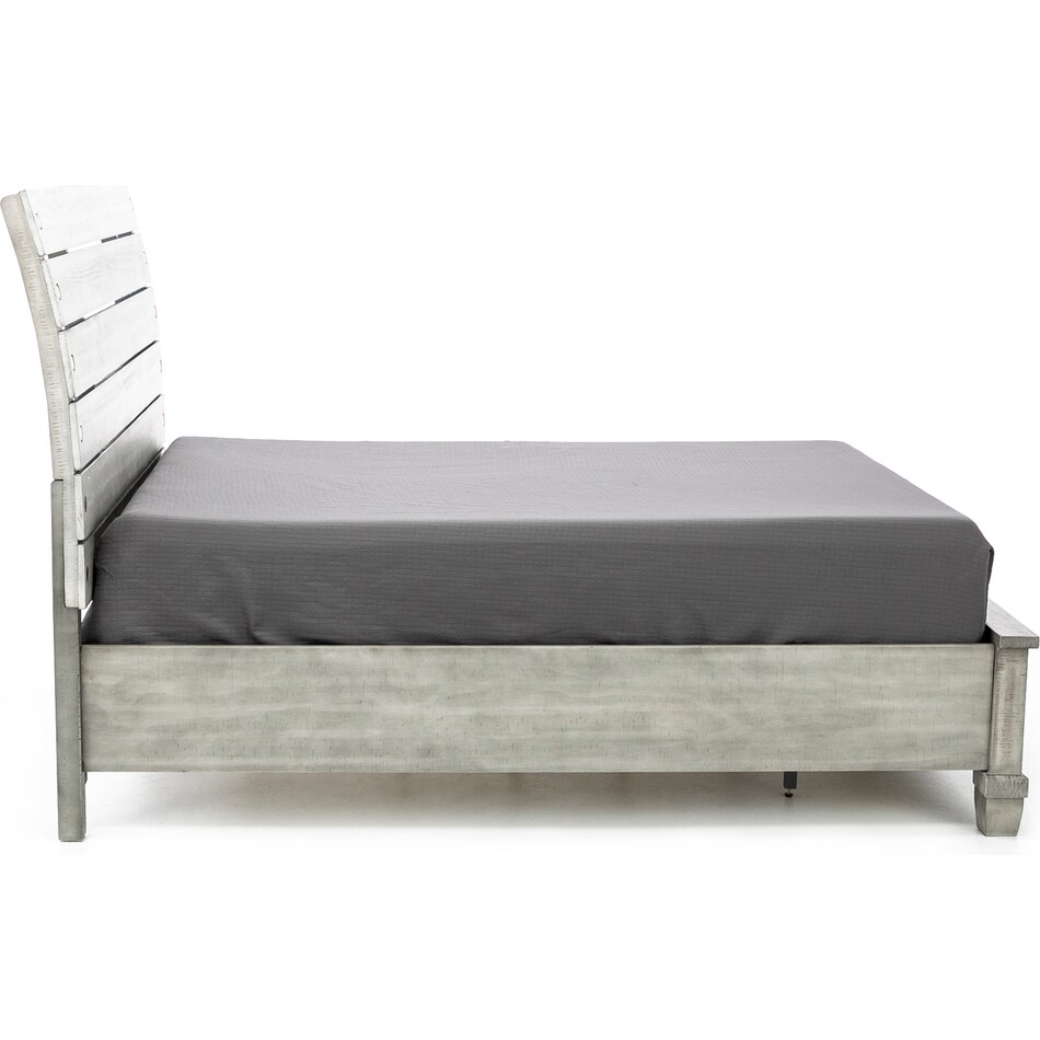 ashy light grey king bed package k  