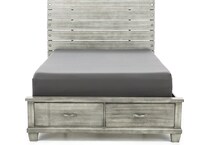 ashy light grey king bed package k  
