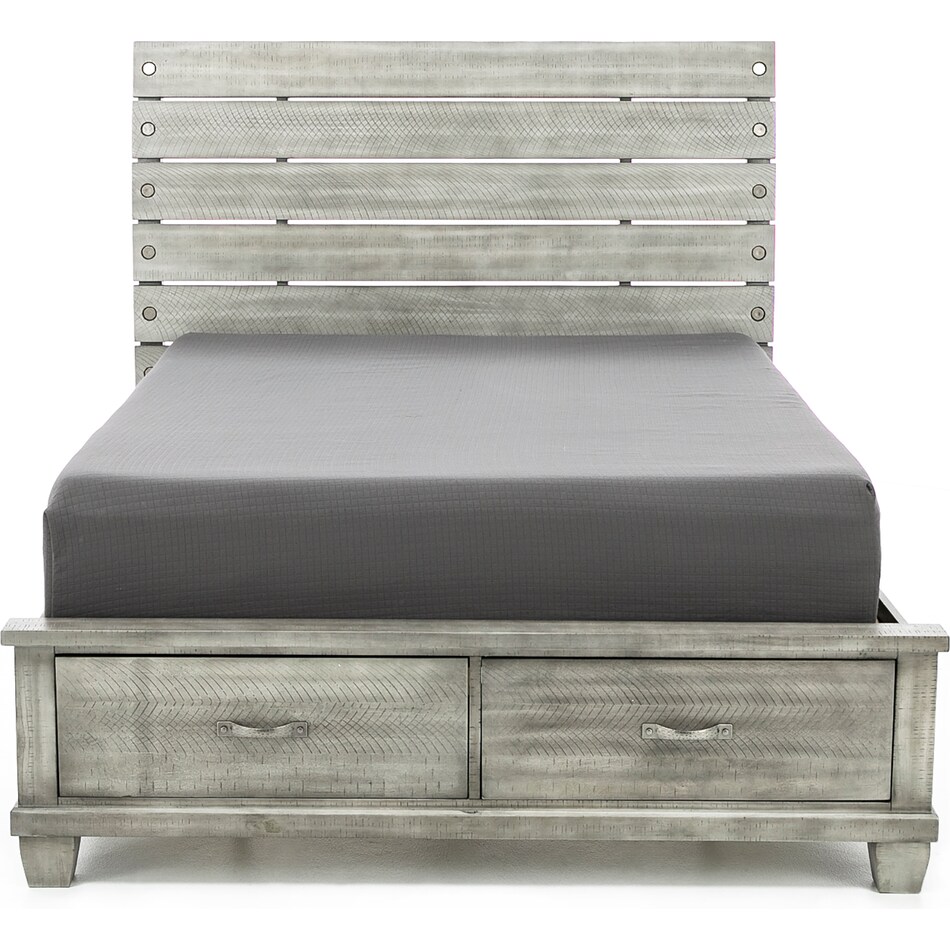 ashy light grey king bed package k  