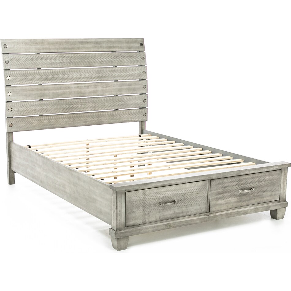 ashy light grey king bed package k  