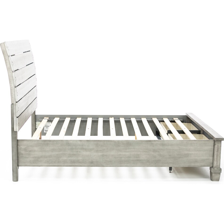 ashy light grey king bed package k  