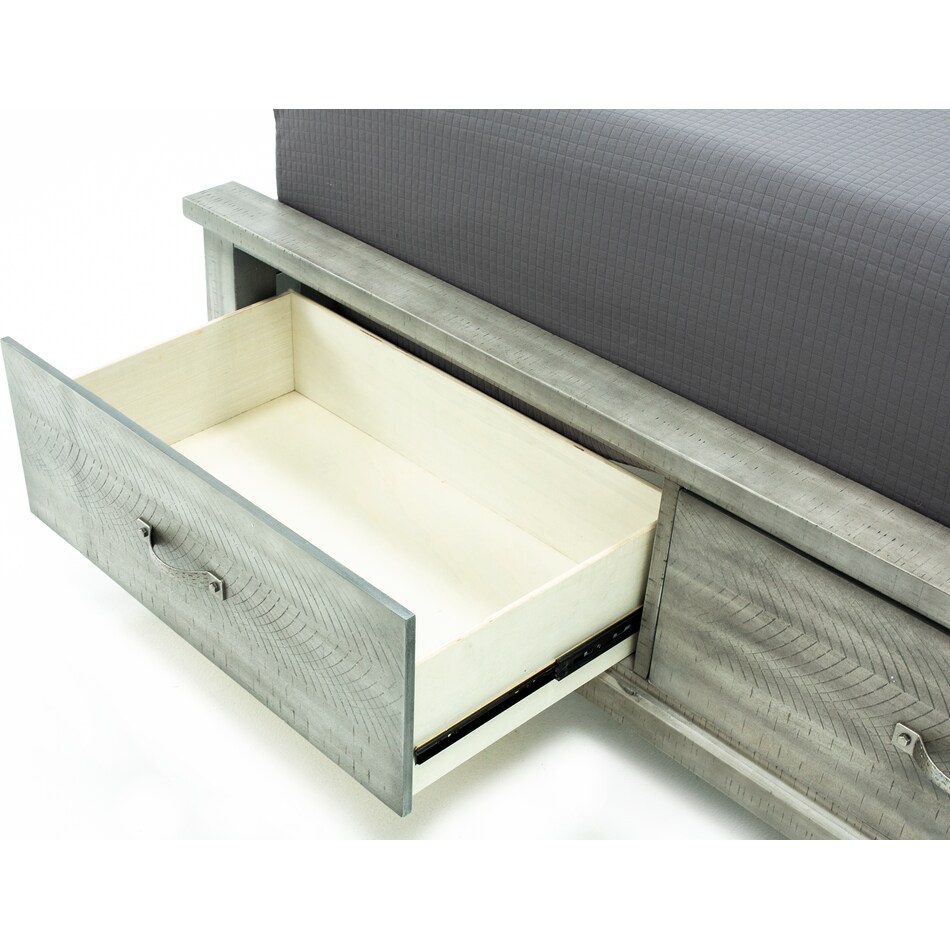 ashy light grey king bed package k  