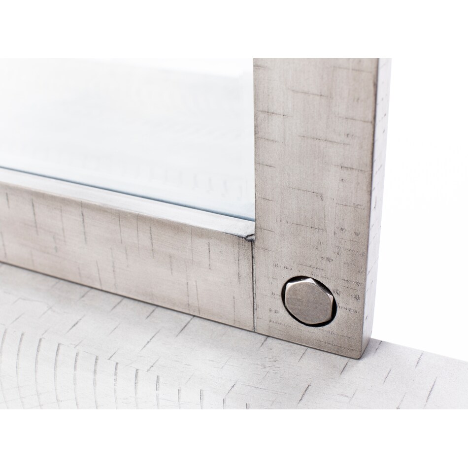 ashy light grey mirror   