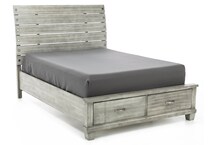 ashy light grey queen bed package q  