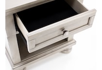 ashy light grey single drawer   