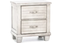 ashy light grey two drawer   