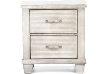 ashy light grey two drawer   