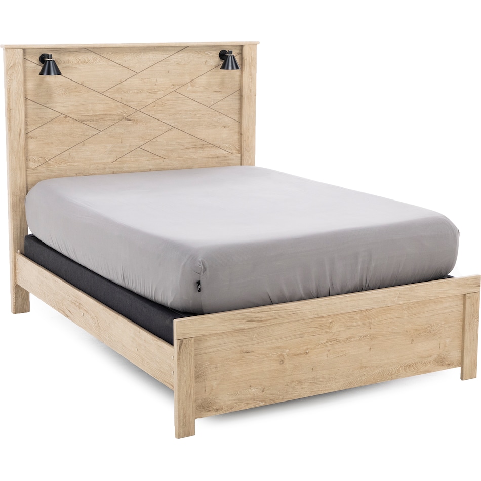 ashy light natural queen bed package qpk  