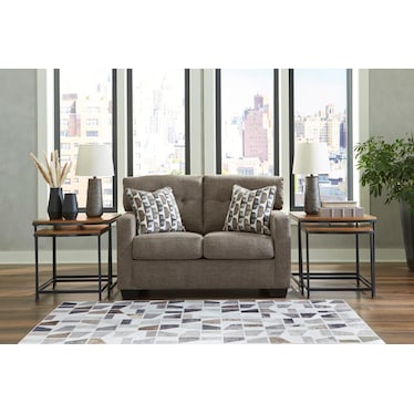 Honey Loveseat in Chocolate