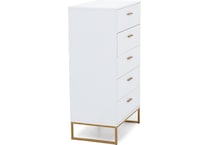 ashy matte white drawer   