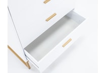 ashy matte white drawer   