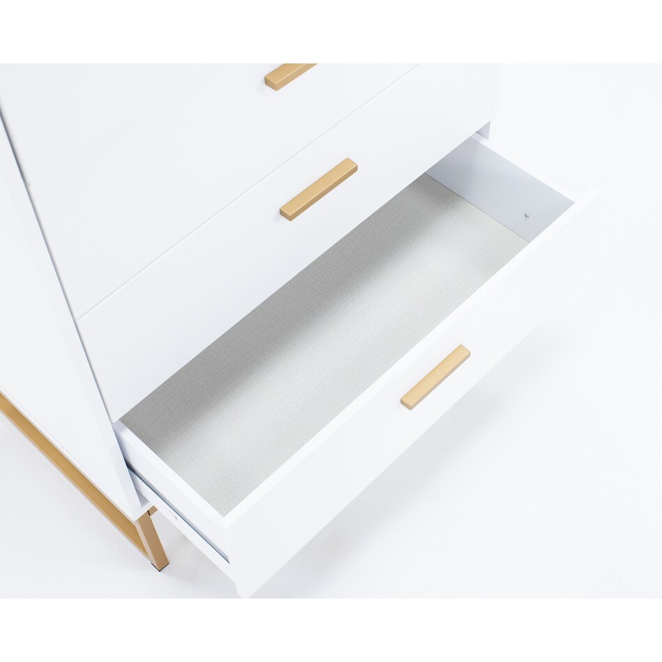 ashy matte white drawer   
