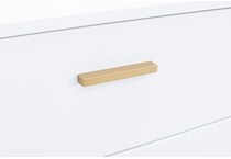 ashy matte white drawer   