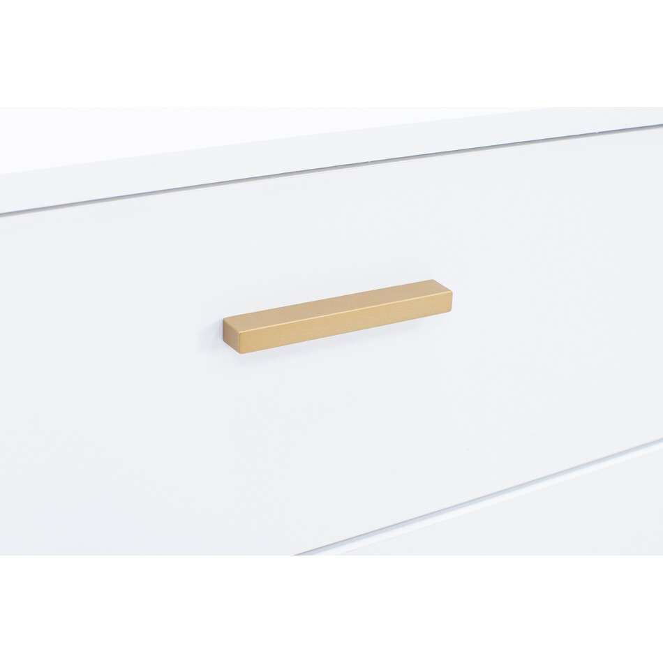 ashy matte white single drawer   
