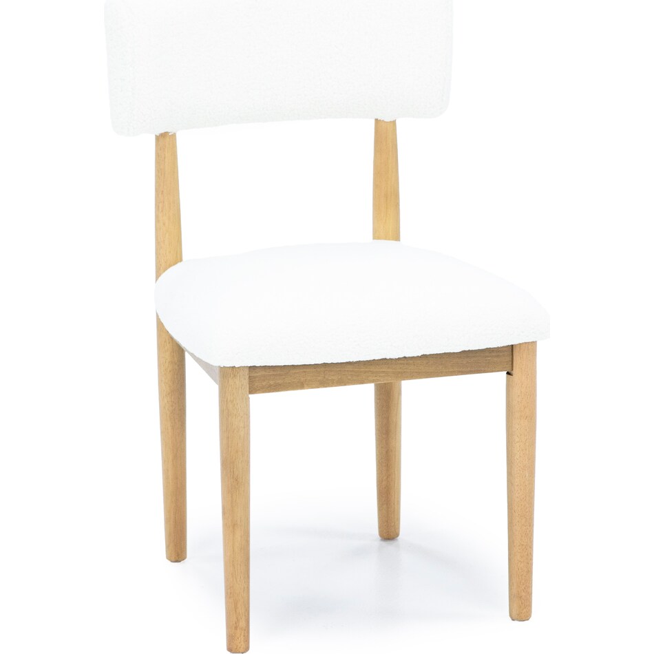 ashy mela natural inch standard seat height side chair   