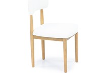 ashy mela natural inch standard seat height side chair   