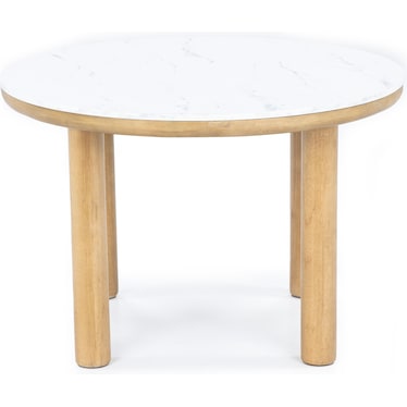 Taylor 45" Round Dining Table In Mela Natural