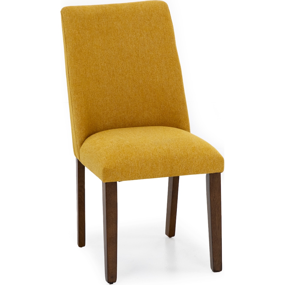 ashy mustard polyester inch standard seat height side chair   