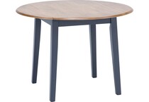 ashy natural blue inch standard height round oval   
