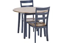 ashy natural blue inch standard height round oval   