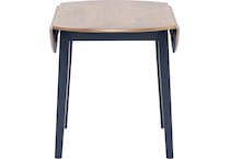 ashy natural blue inch standard height round oval   
