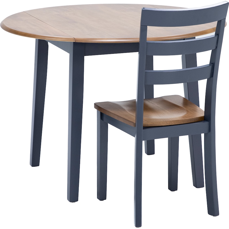 ashy natural blue inch standard height round oval   