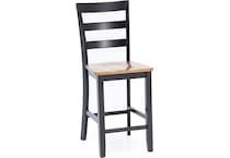 ashy natural dark brown  inchcounter seat height stool   