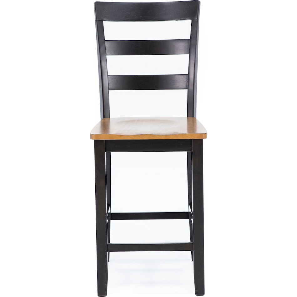 ashy natural dark brown  inchcounter seat height stool   