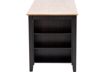 ashy natural dark brown inch counter height rectangle   