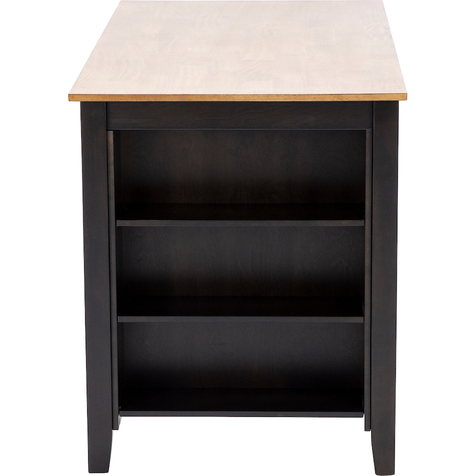 ashy natural dark brown inch counter height rectangle   