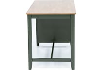 ashy natural green inch counter height rectangle   