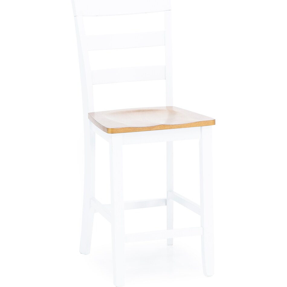 ashy natural white  inchcounter seat height stool   