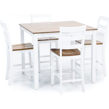 Caden 5-Pc. Counter Height Dining Set
