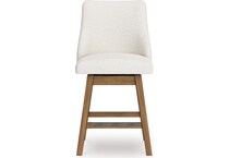 ashy oatmeal inch & over bar seat stool   