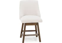 ashy oatmeal inch & over bar seat stool   
