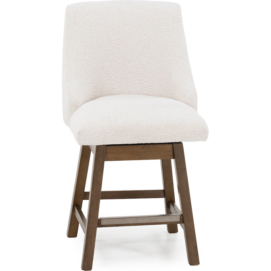 ashy oatmeal inch & over bar seat stool   