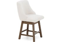 ashy oatmeal inch & over bar seat stool   