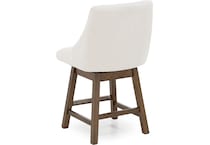 ashy oatmeal inch & over bar seat stool   