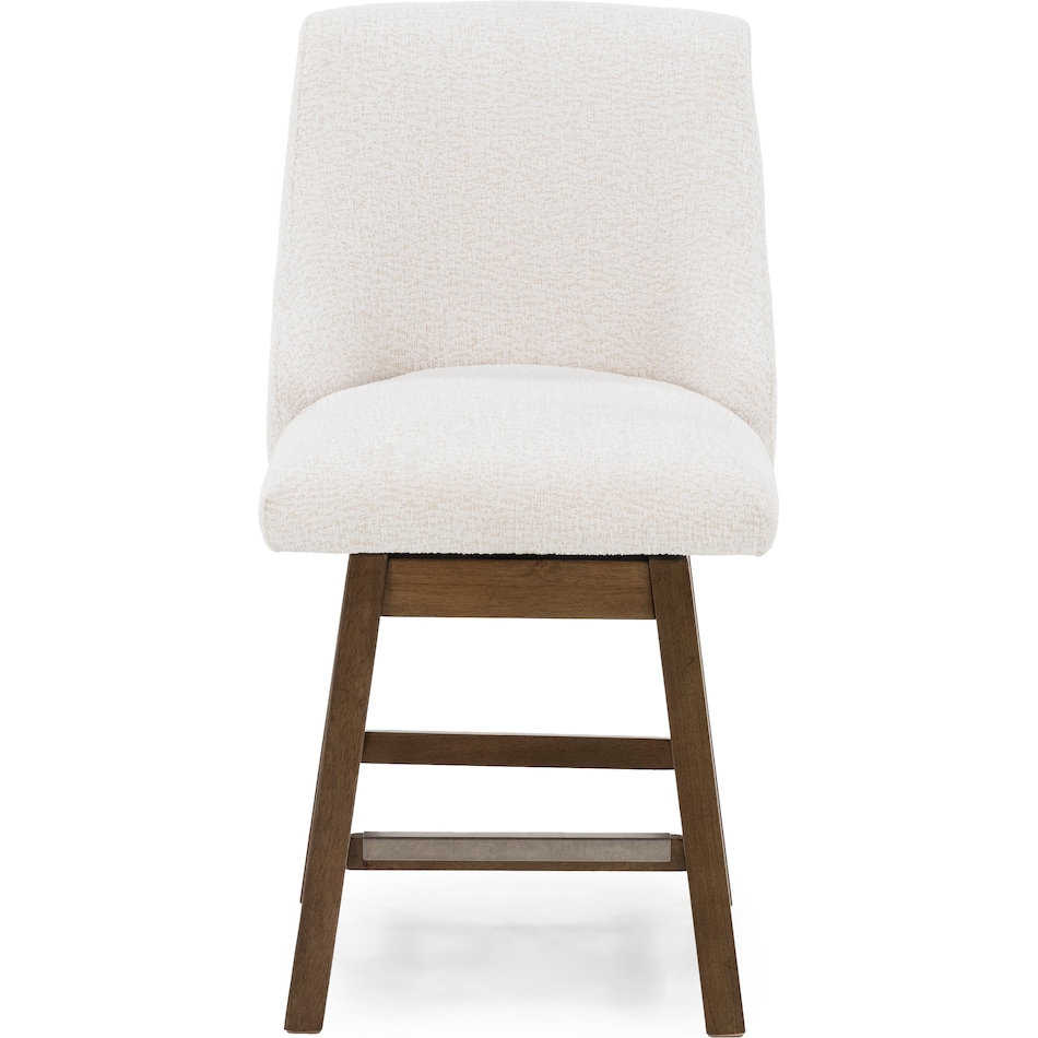ashy oatmeal inch & over bar seat stool   