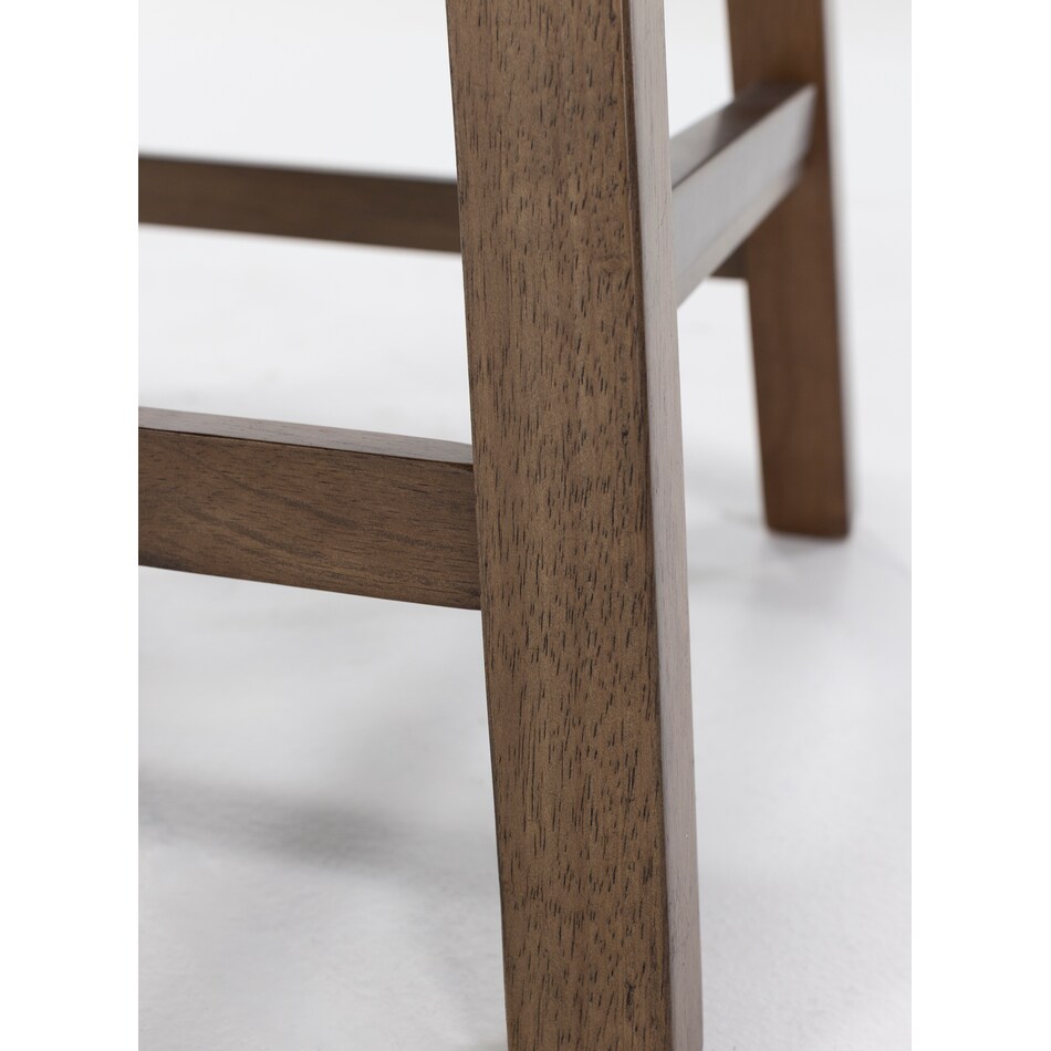 ashy oatmeal inch & over bar seat stool   