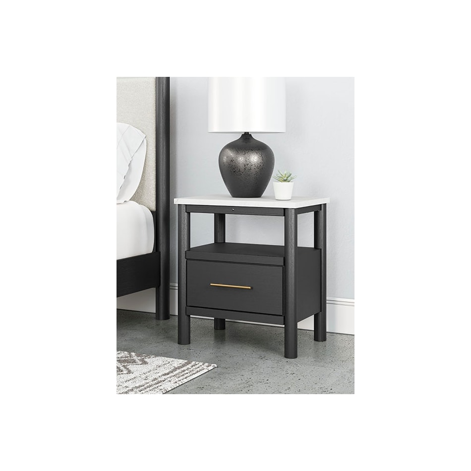ashy og black single drawer   