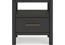 ashy og black single drawer   