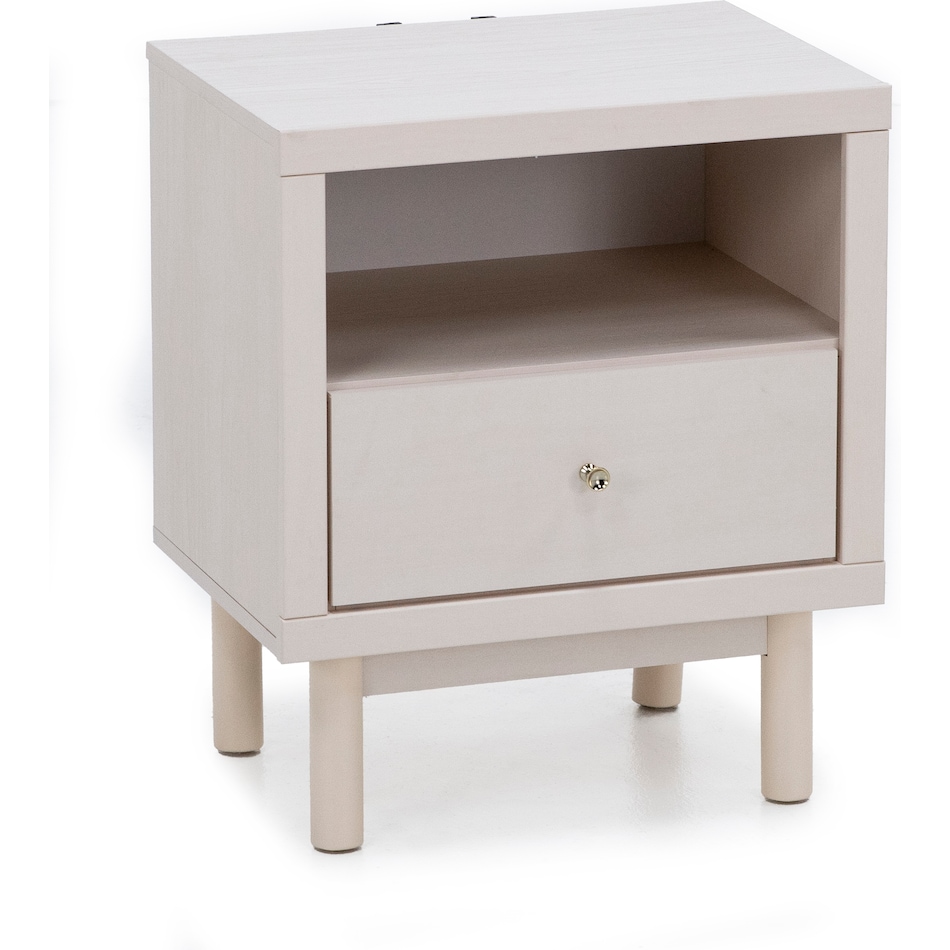 ashy pink single drawer   