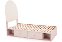 ashy pink twin bed package utp  